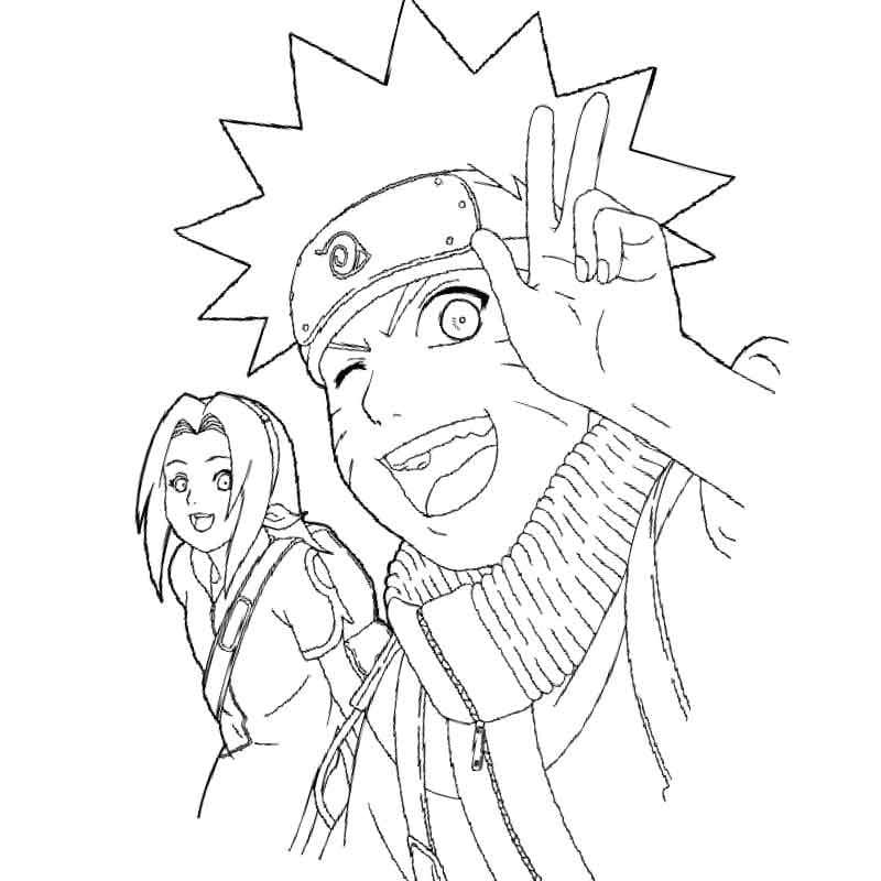 Naruto für Kinder ausmalbilder