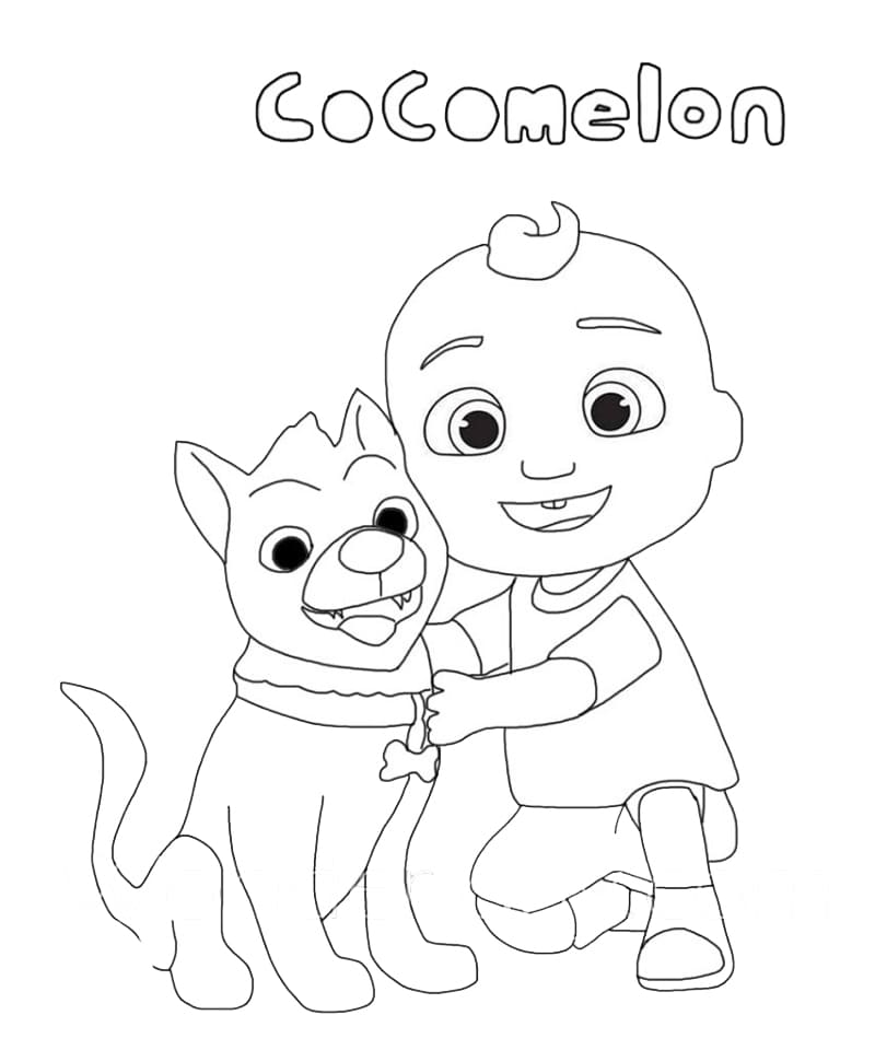 Netter Cocomelon ausmalbilder