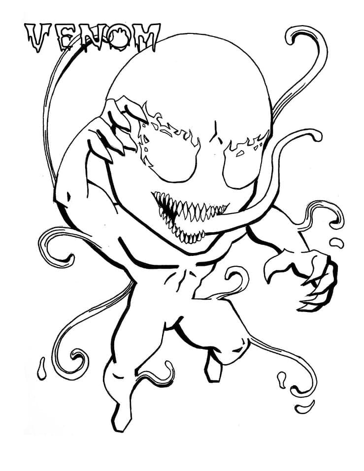 Venom ausmalbilder