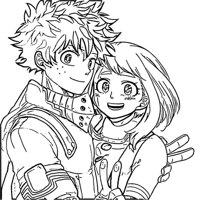 My Hero Academia ausmalbilder