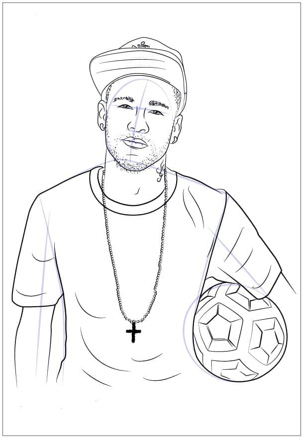 Neymar Bild Frei ausmalbilder