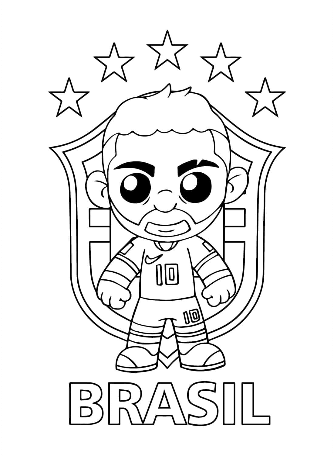 Neymar Bild ausmalbilder