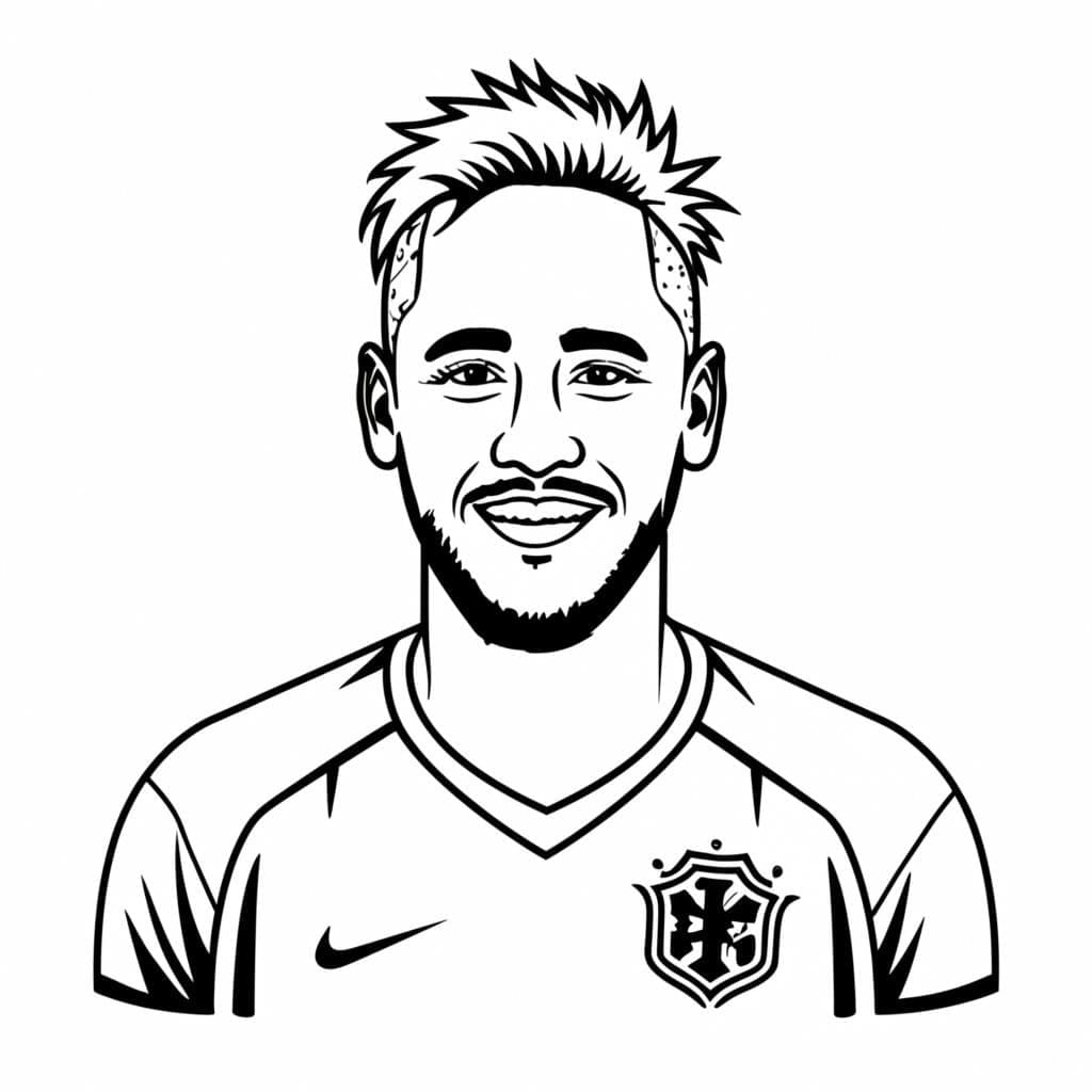 Neymar Für 2-Jährige Kinder ausmalbilder
