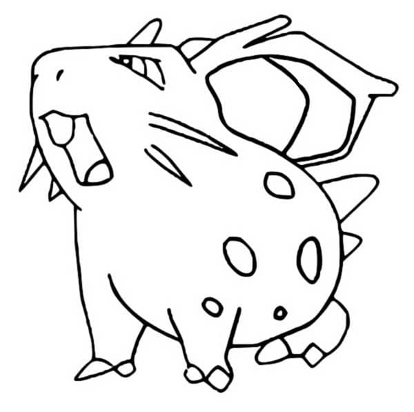Nidoran(f) Pokemon ausmalbilder