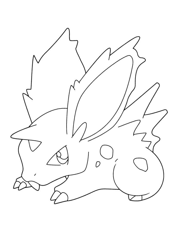 Nidoran(m) Pokemon ausmalbilder