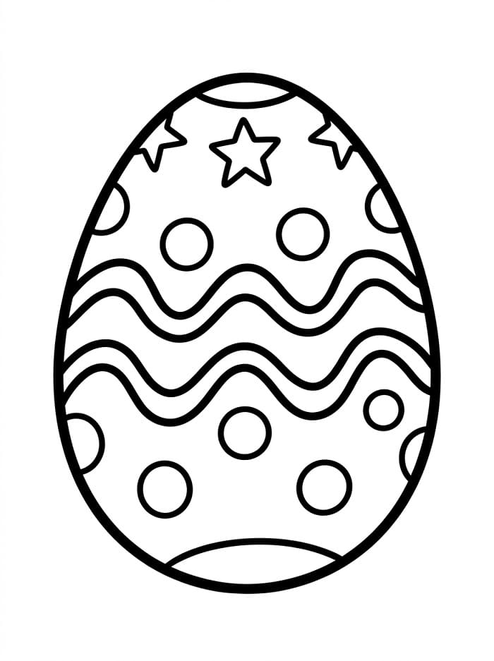 Osterei ausmalbilder