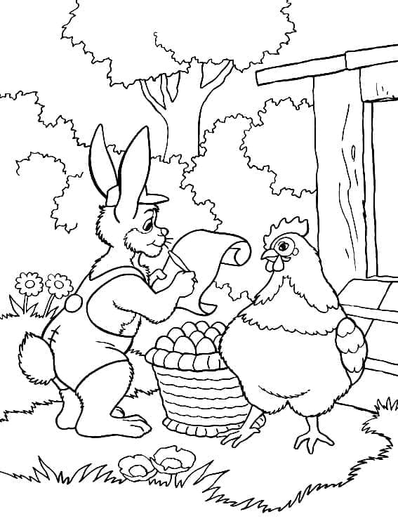 Ostern Bild ausmalbilder