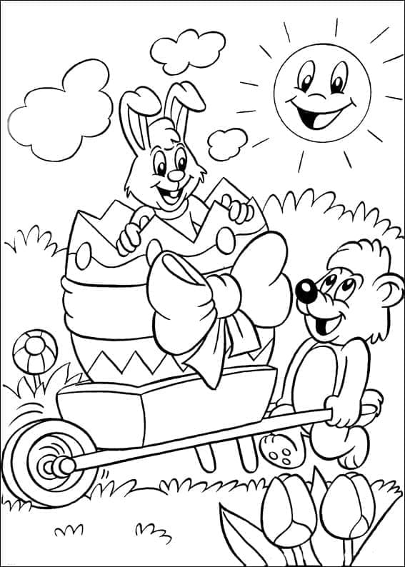 Ostern Druckbar ausmalbilder