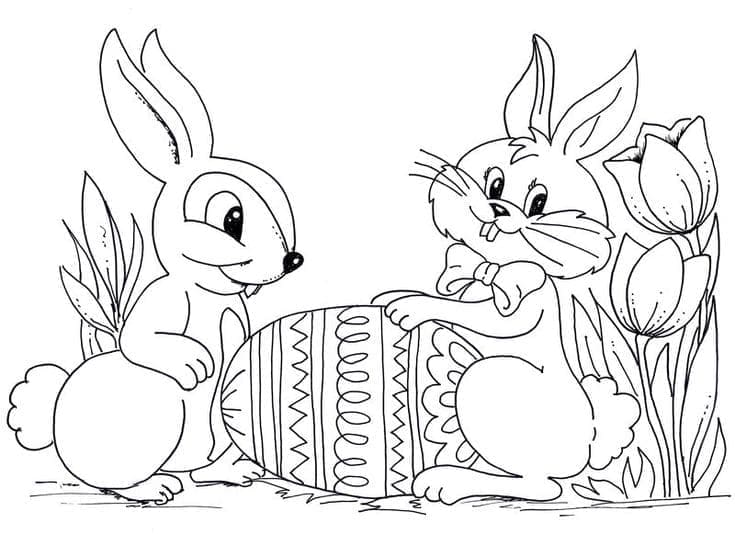 Ostern Kostenlos Für Kinder ausmalbilder