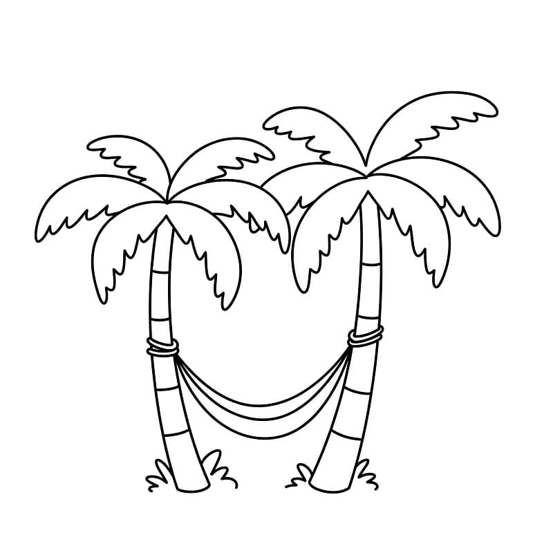 Palme ausdrucken ausmalbilder