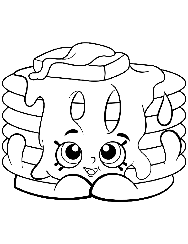 Pamela Pancake Shopkins ausmalbilder
