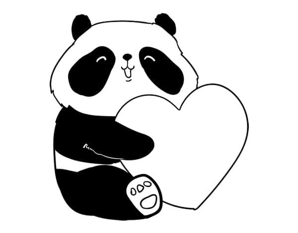 Panda Für 1-Jährige Kinder ausmalbilder
