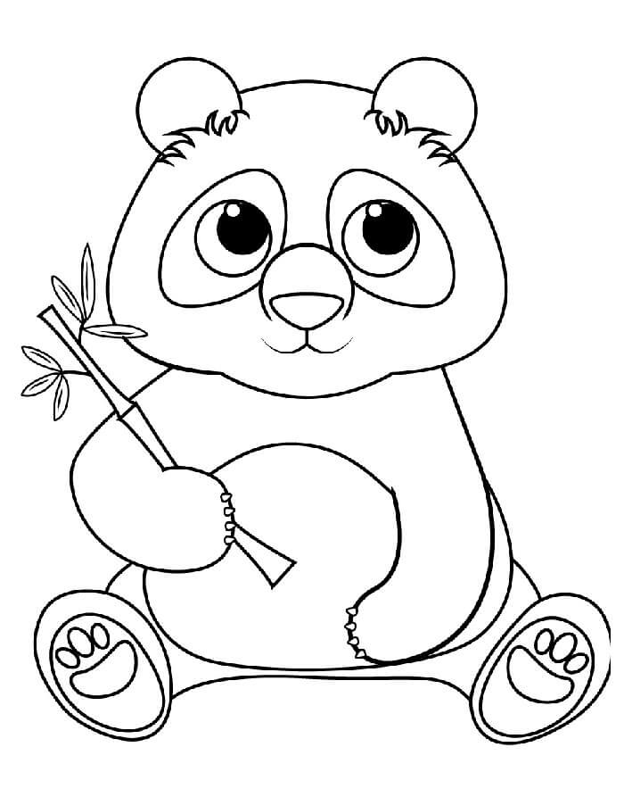 Panda ausmalbilder