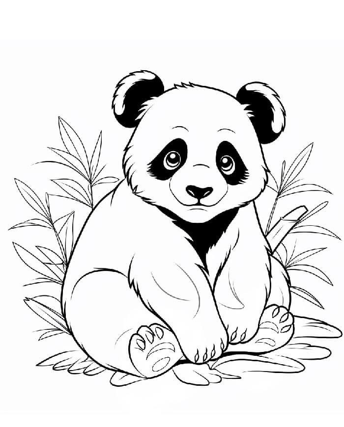 Panda Kostenlos Zum Drucken ausmalbilder