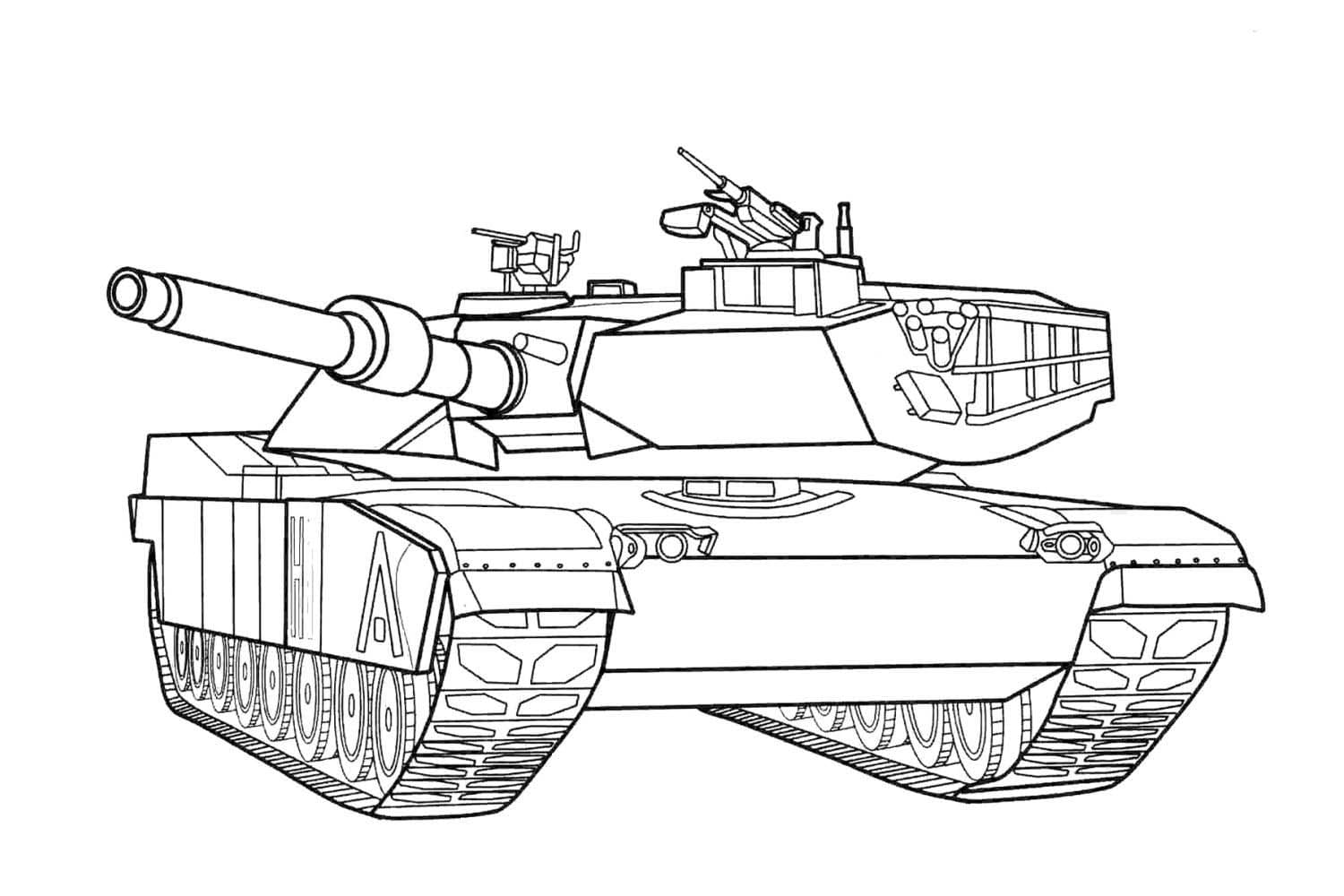 Panzer Bild ausmalbilder