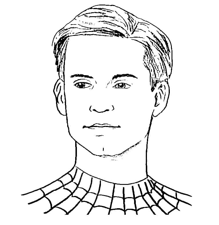 Peter Parker Spiderman ausmalbilder