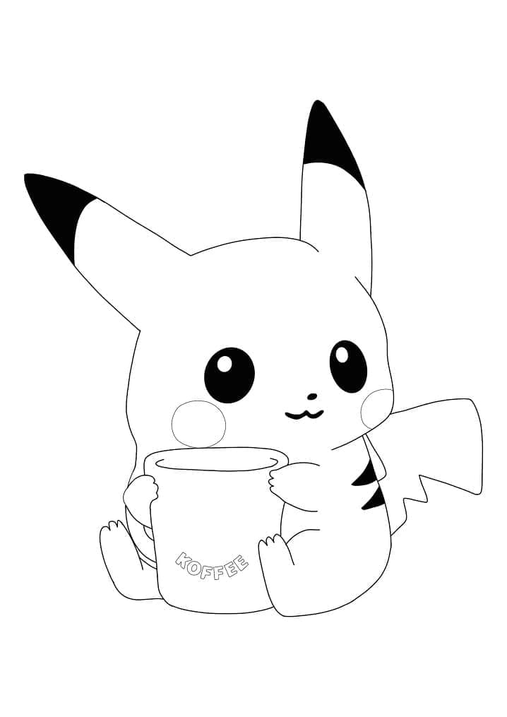 Pikachu (4) ausmalbilder