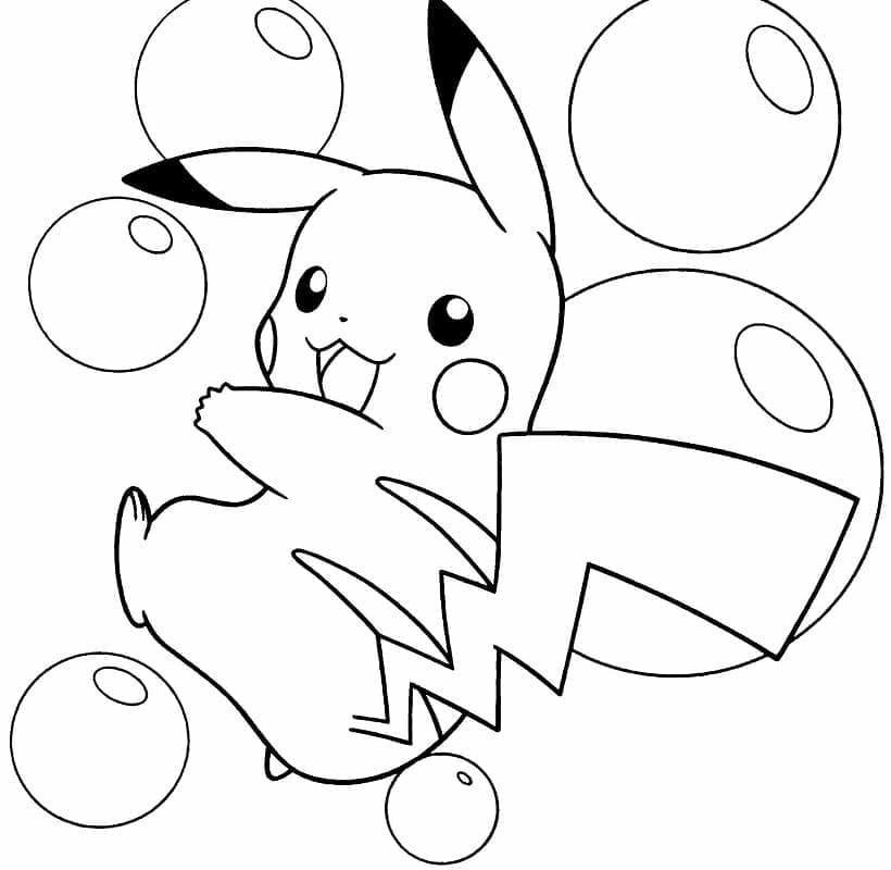 Pikachu Für Kinder ausmalbilder