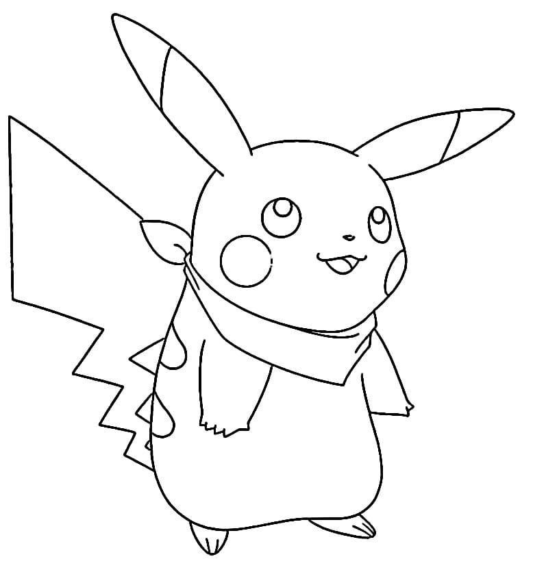 Pikachu Kostenlos Druckbar ausmalbilder
