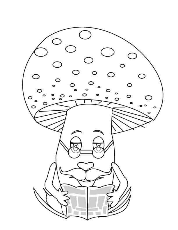 Pilzbild gratis ausmalbilder
