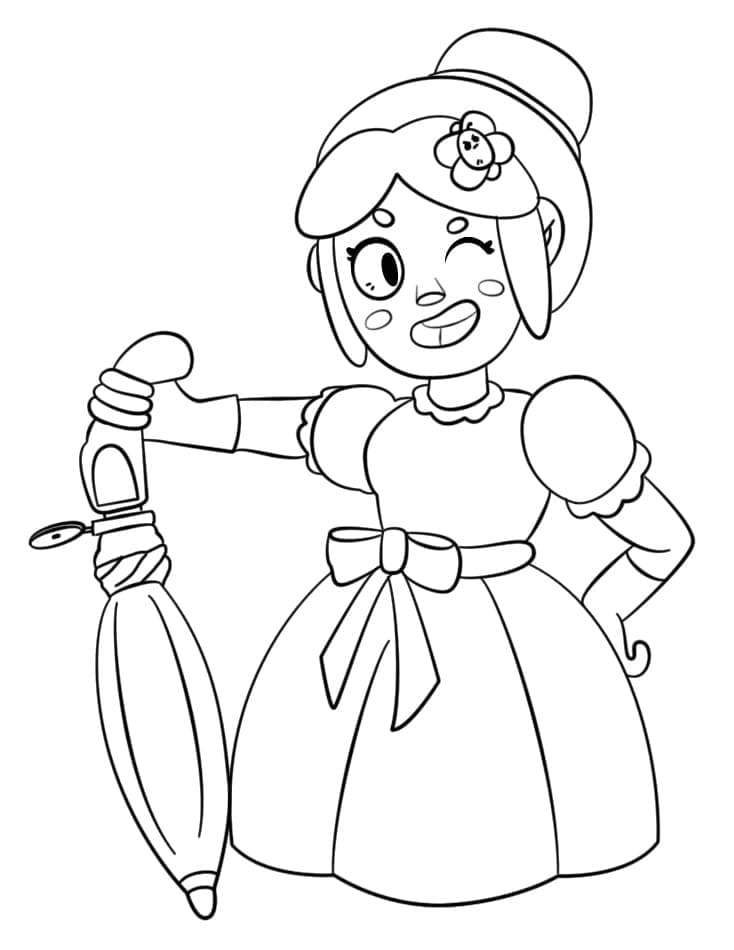 Piper Brawl Stars ausmalbilder