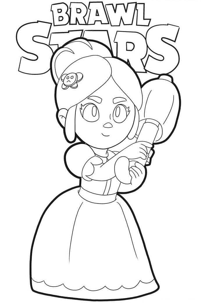 Piper di Brawl Stars ausmalbilder