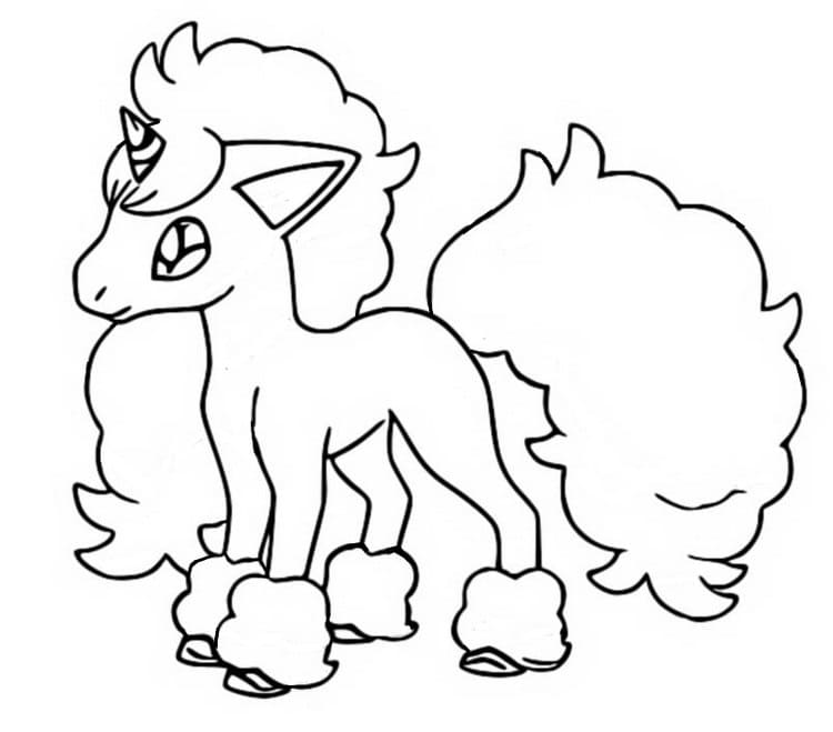 Ponyta Pokemon ausmalbilder