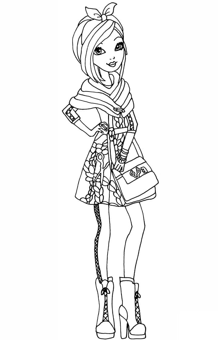 Poppy O'Hair di Ever After High ausmalbilder