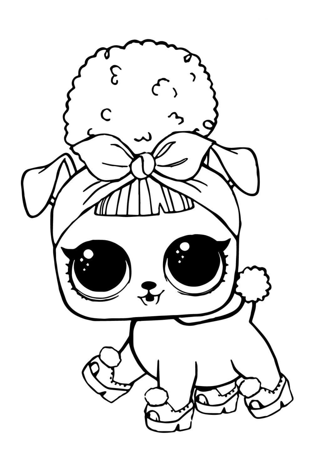 Puppy Bee LOL Pets ausmalbilder