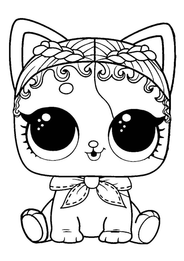 Purrfect Spike LOL Pets ausmalbilder