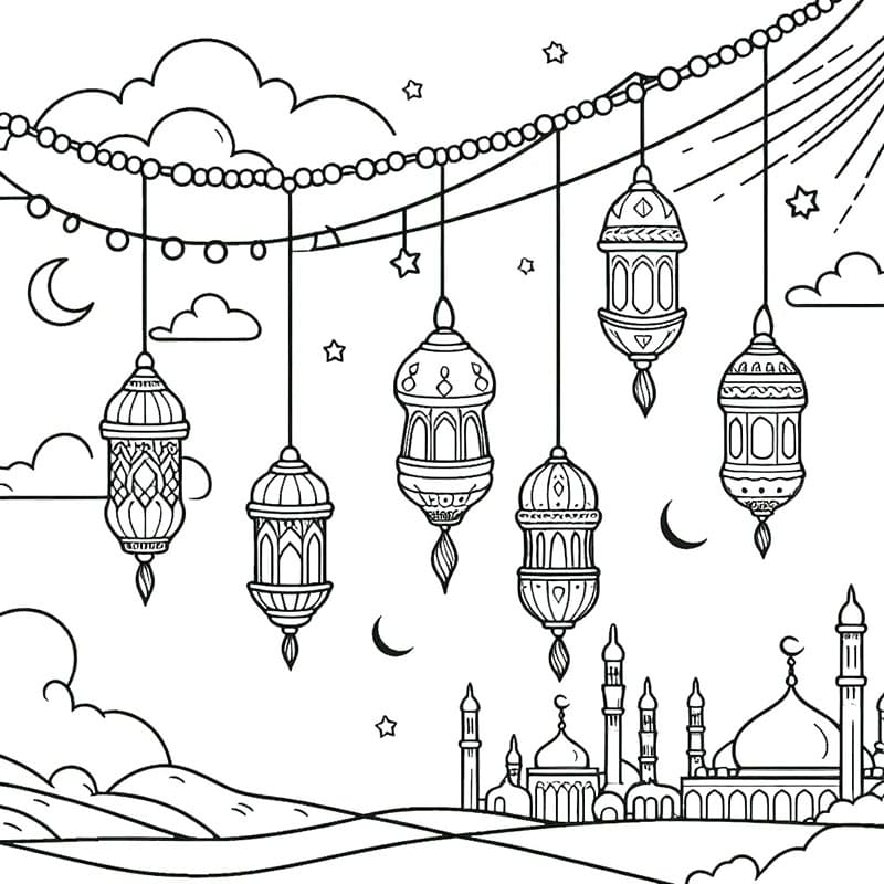 Ramadan (15) ausmalbilder