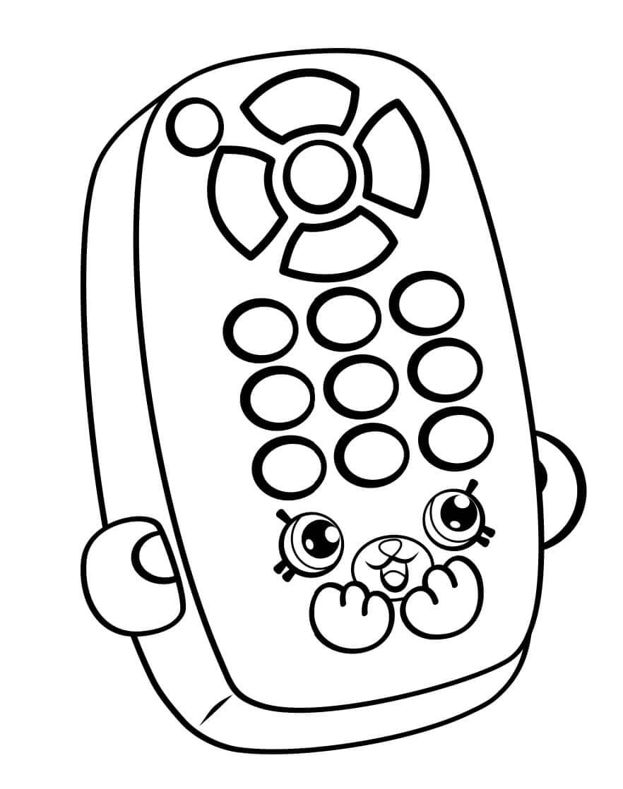Rita Remote Shopkins ausmalbilder