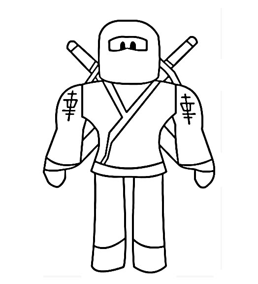 Roblox Druckbar ausmalbilder