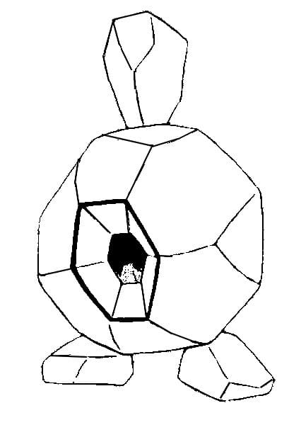 Roggenrola Pokemon ausmalbilder