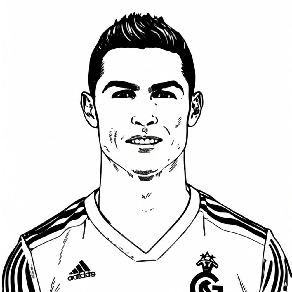 Ronaldo Fußballspieler ausmalbilder