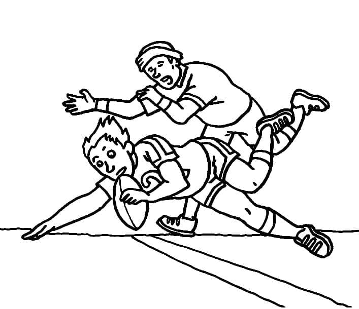 Rugby (9) ausmalbilder