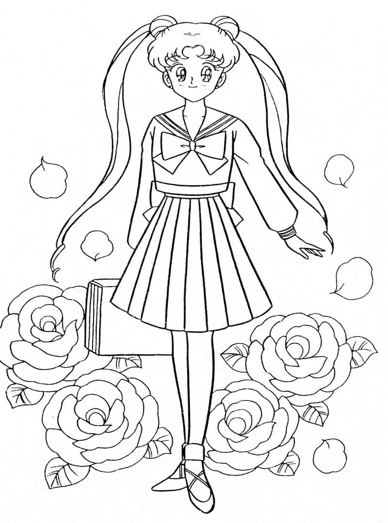 Sailor Moon ausdrucken ausmalbilder