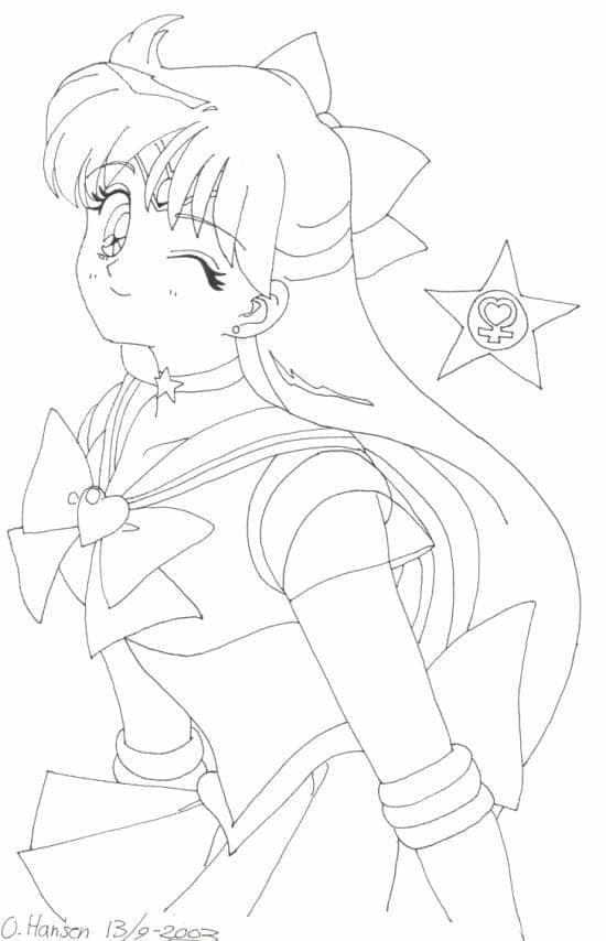 Sailor Moon für 4-jährige Kinder ausmalbilder