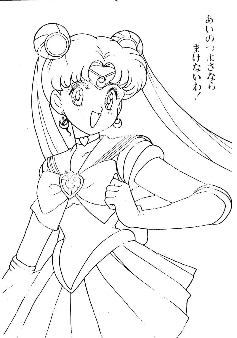 Sailor Moon für Kinder ausmalbilder
