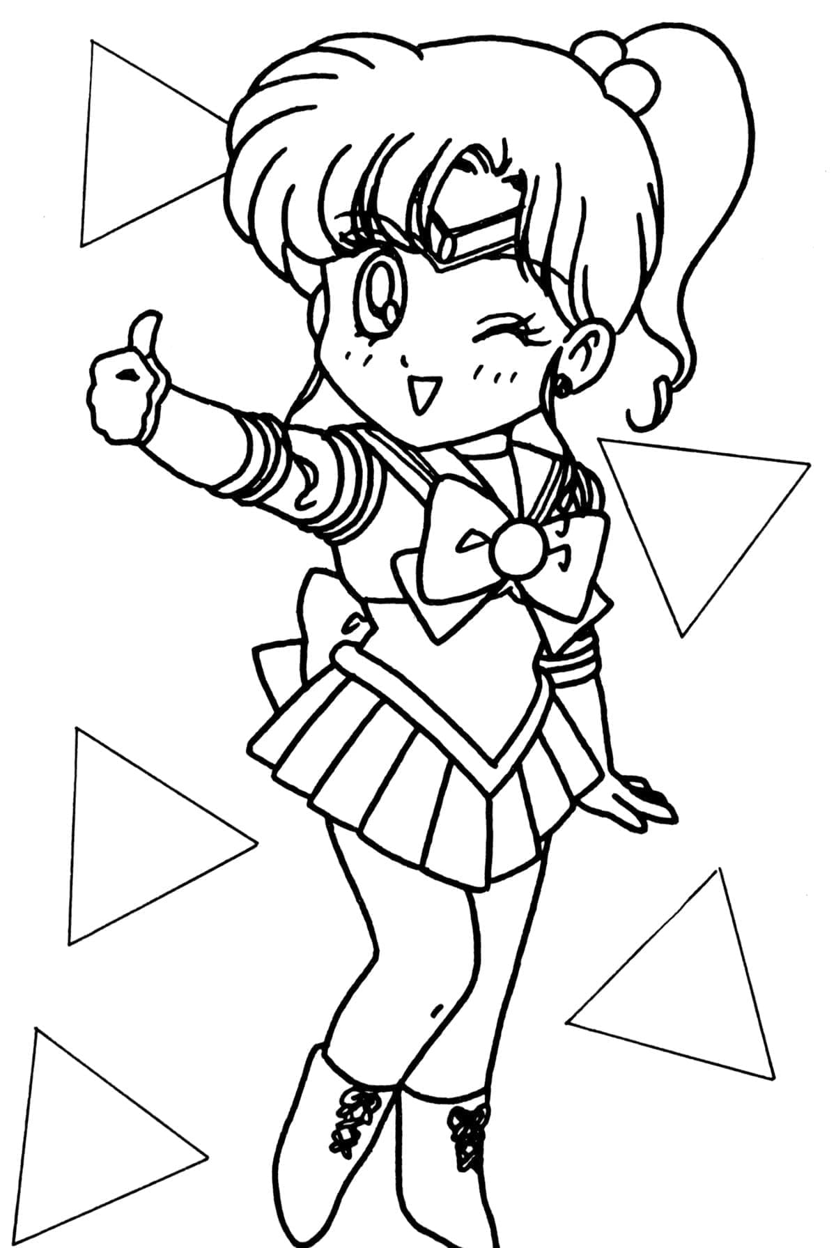 Sailor Moon kostenlos ausmalbilder