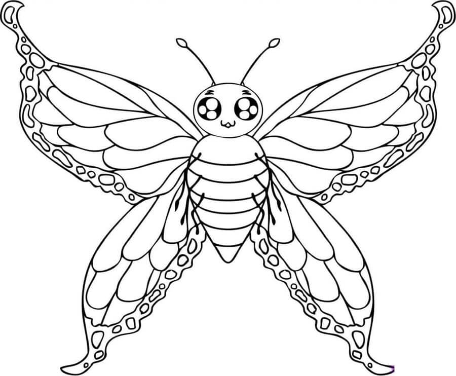 Schmetterling Für 1-Jährige Kinder ausmalbilder