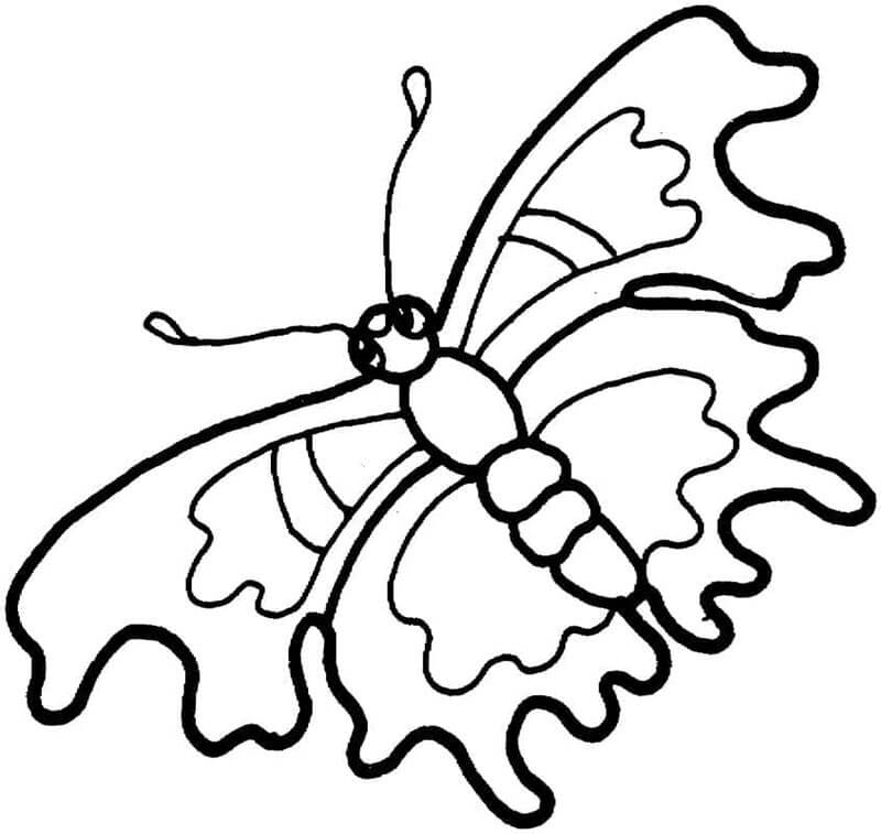 Schmetterling Für 5-Jährige Kinder ausmalbilder