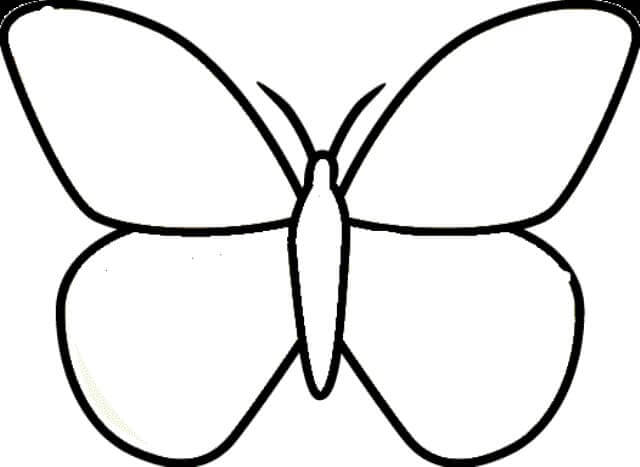 Schmetterling Für Kinder Gratis ausmalbilder