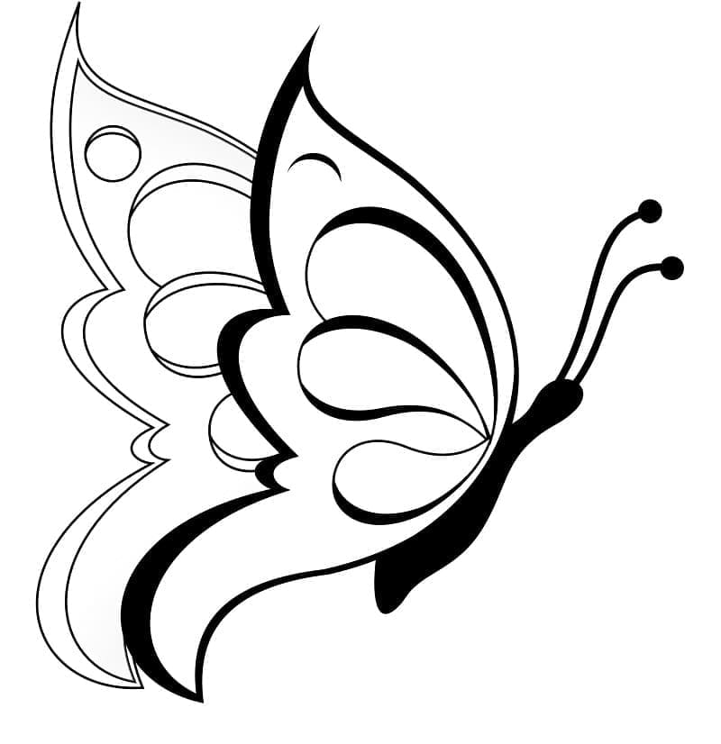 Schmetterling Zum Drucken ausmalbilder