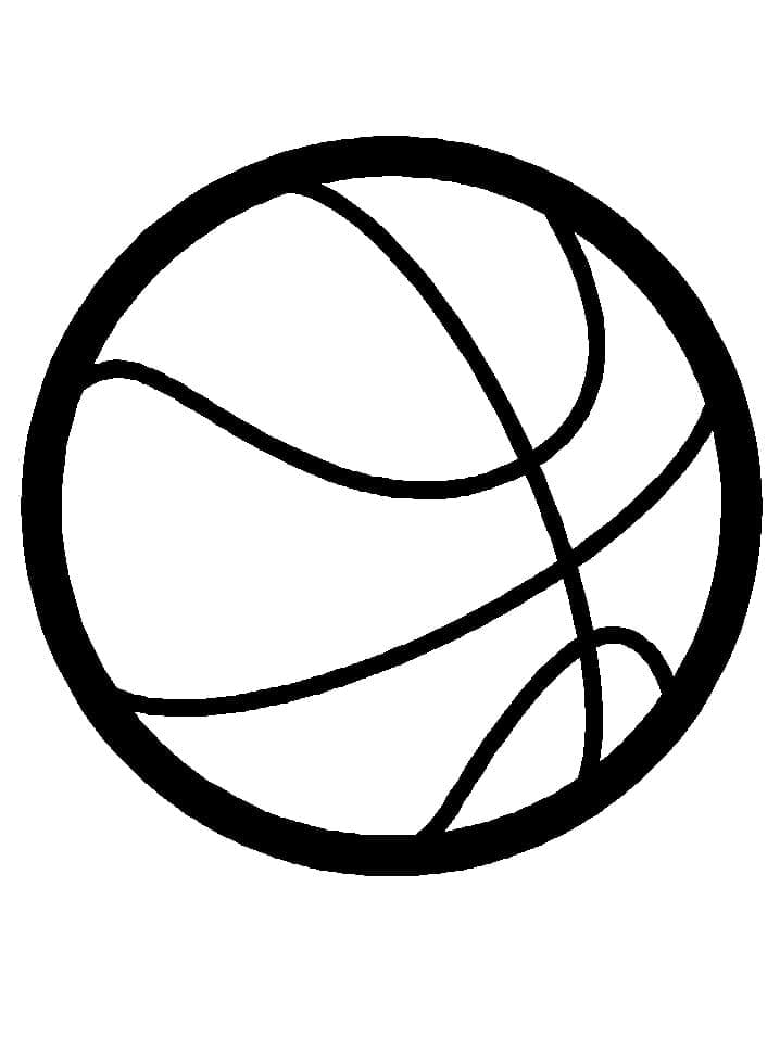 Schöner Basketball ausmalbilder