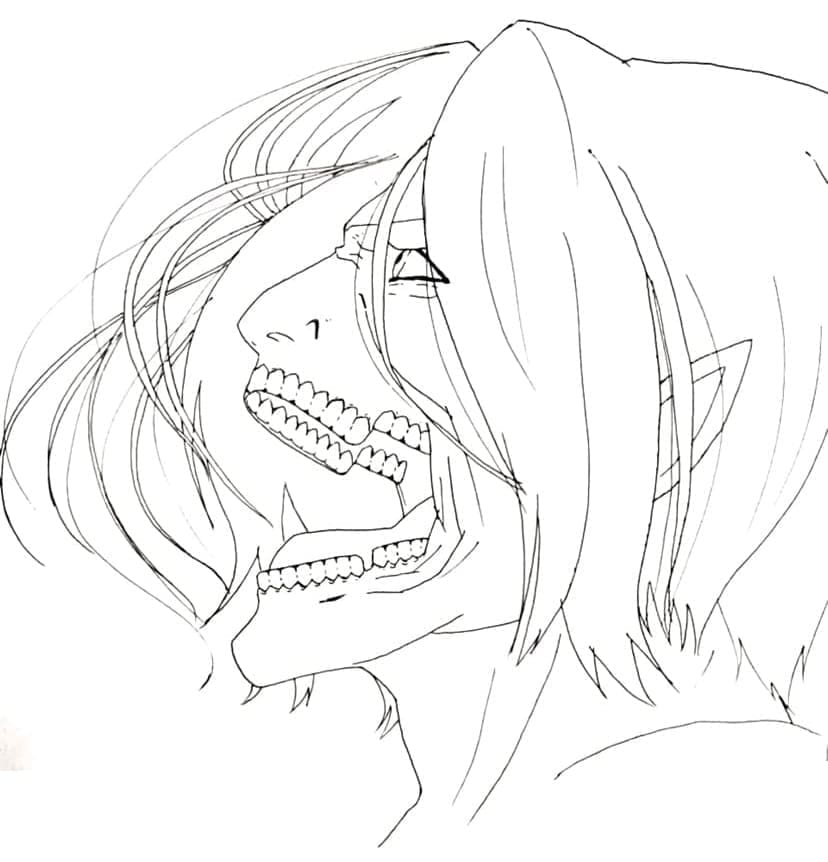 Schönes Attack on Titan ausmalbilder
