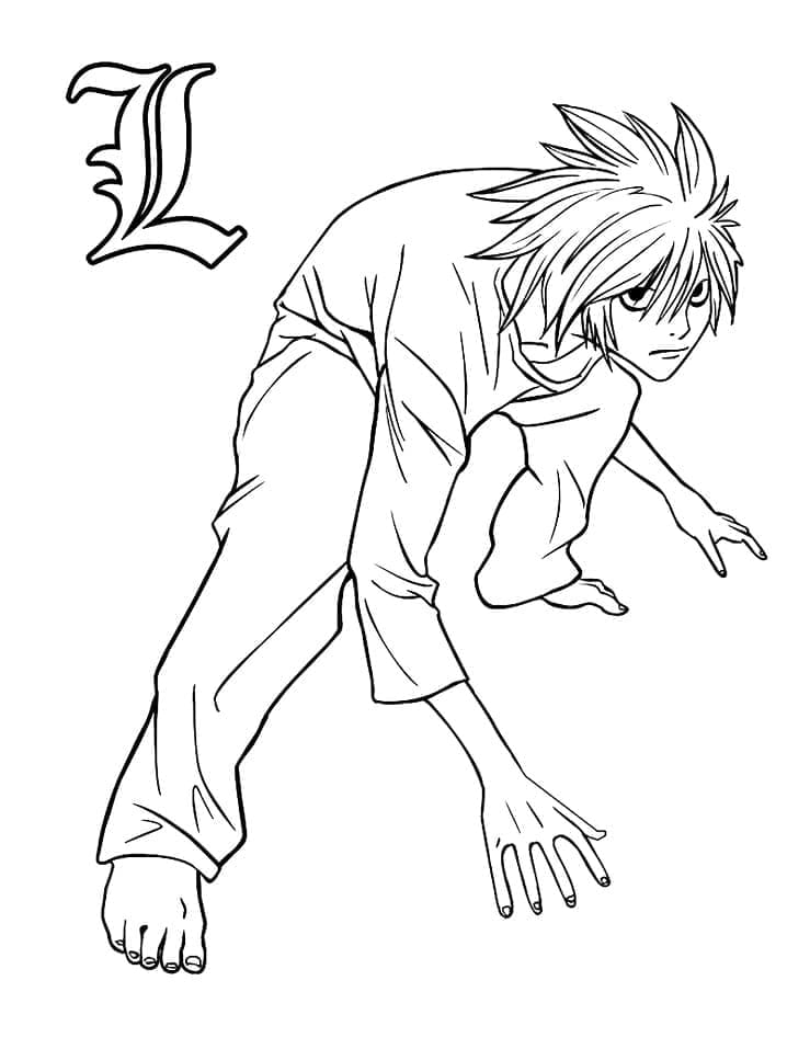 Death Note ausmalbilder