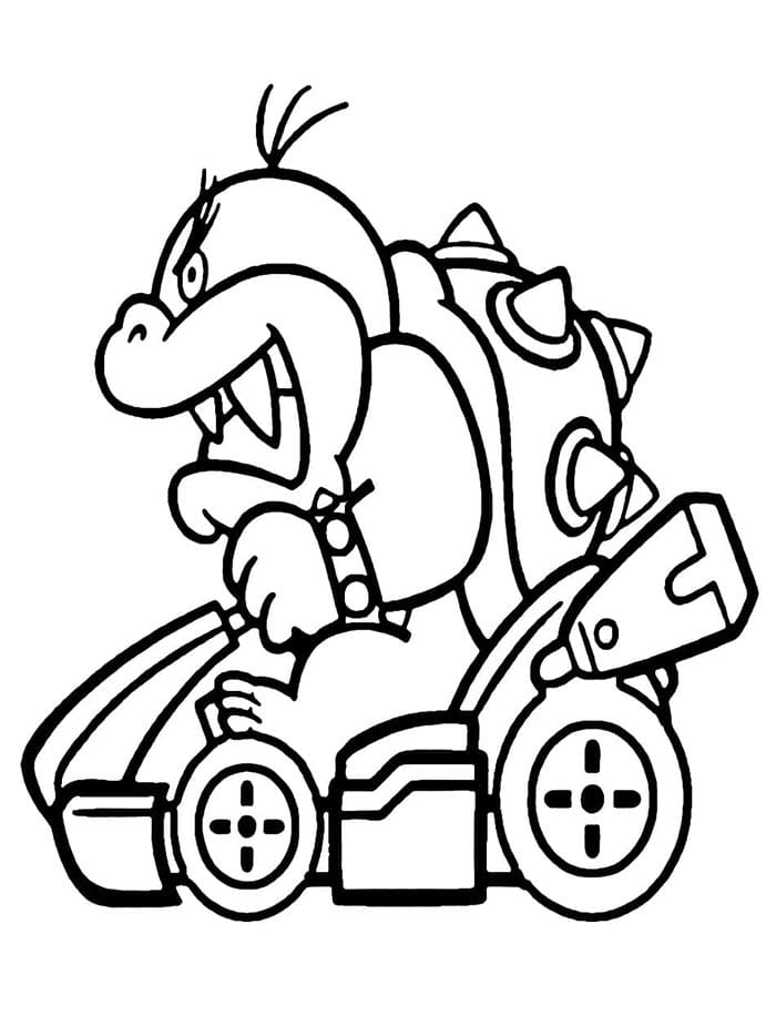 Schönes Mario Kart ausmalbilder