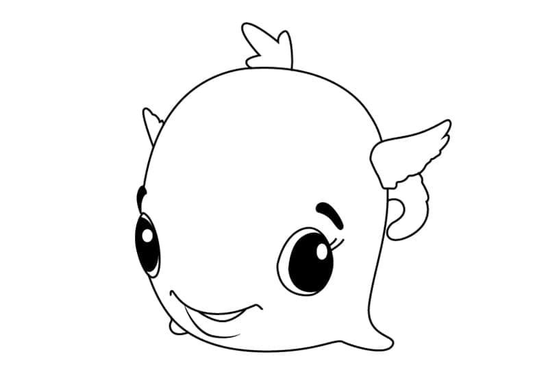 Simple Hatchimals ausmalbilder