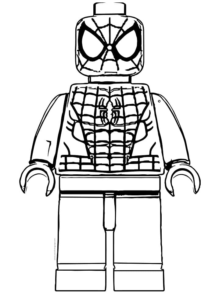 Simple Lego ausmalbilder